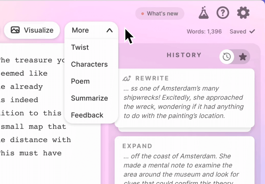 Нужна дополнительная пара глаз? kntext не спит, прочитал миллионы историй и прочтет вашу за 10 секунд.